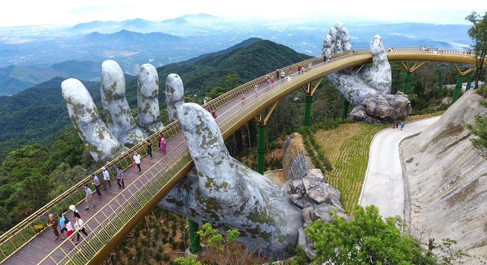 Golden Bridge at Ba Na Hills