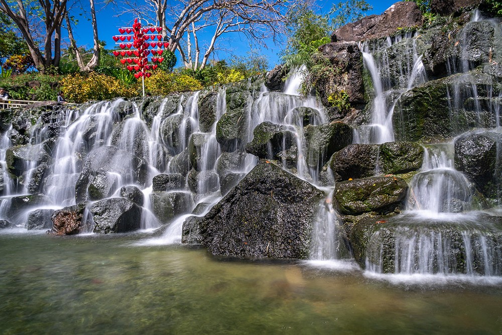 Suoi Mo waterfall valley near Ba Na Hills